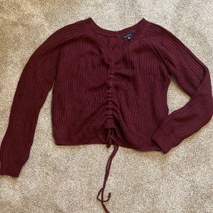 Maroon Fall sweater
